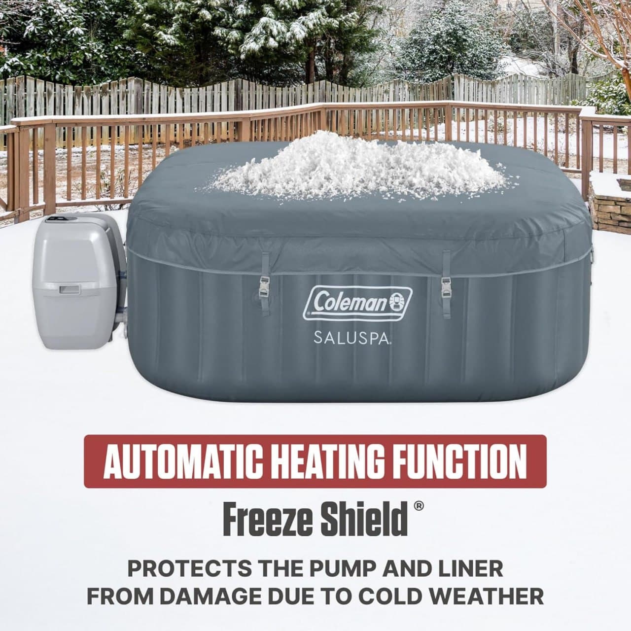 Coleman Hawaii inflatable hot tub with cover